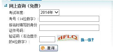 同等學力成績查詢入口